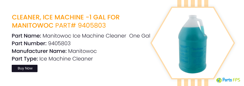 manitowoc ice machine cleaner one gal